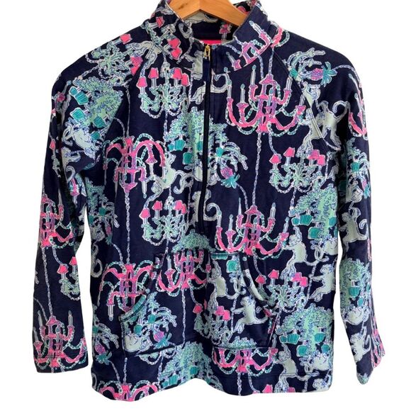 Lilly Pulitzer Other - Lilly Pulitzer Captain Popover in the Pop Up Monkey Trouble print Size XL 12/14